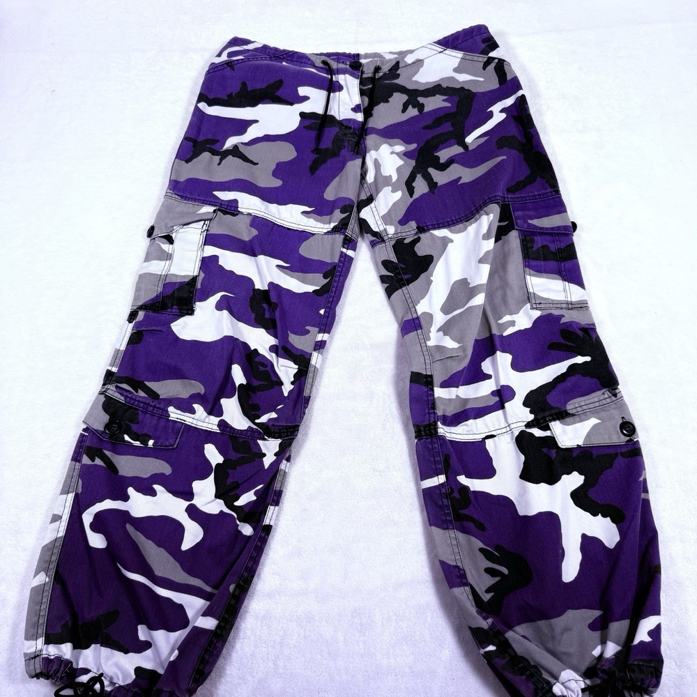 Rothco BDU Military Cargo Pants Purple Camo Size X-small‎